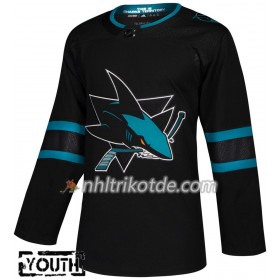 San Jose Sharks Trikot Blank Adidas Alternate 2018-19 Authentic - Kinder